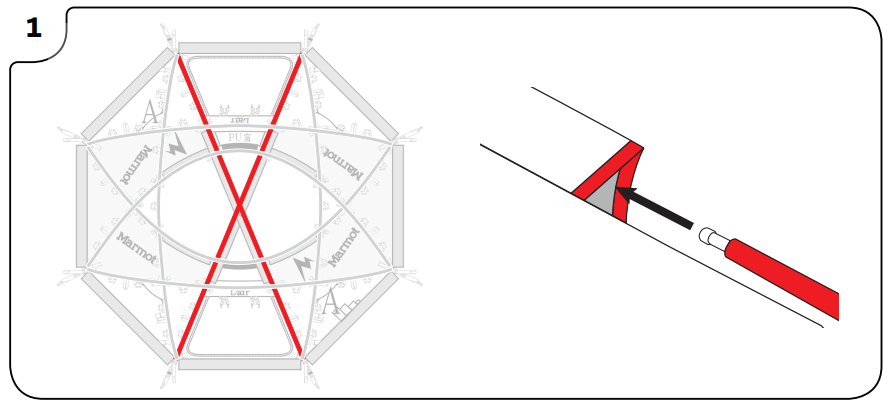 Lair 8-Person Tent - Setup Instructions