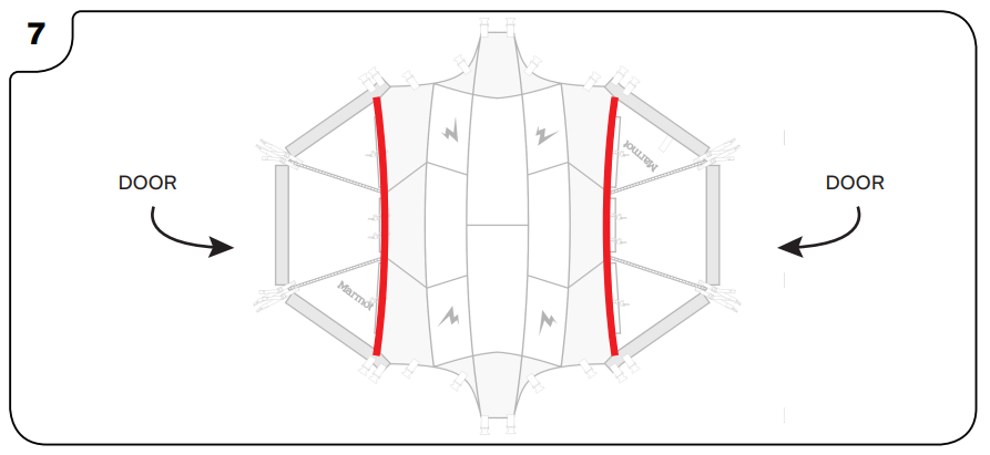 Lair 8-Person Tent - Setup Instructions