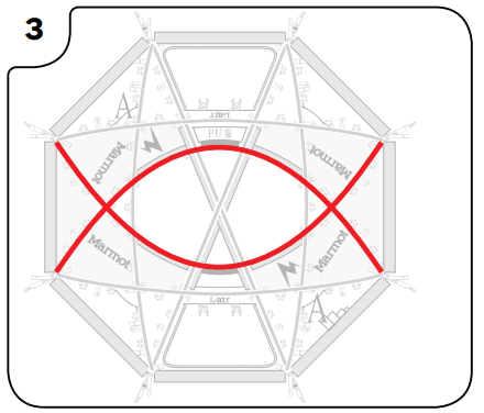 Lair 8-Person Tent - Setup Instructions